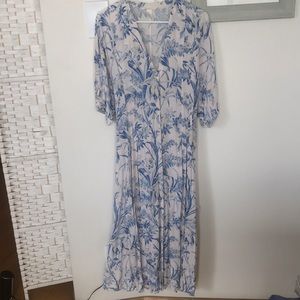 Flowing floral dress